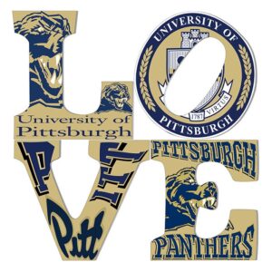 University Love for Pittsburgh is Giclee on Canvas (30x30) Gallery Wrapped.