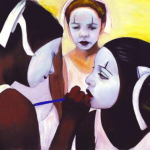 Final Touch Is Giclee on Canvas By The Artist Laurie Cooper