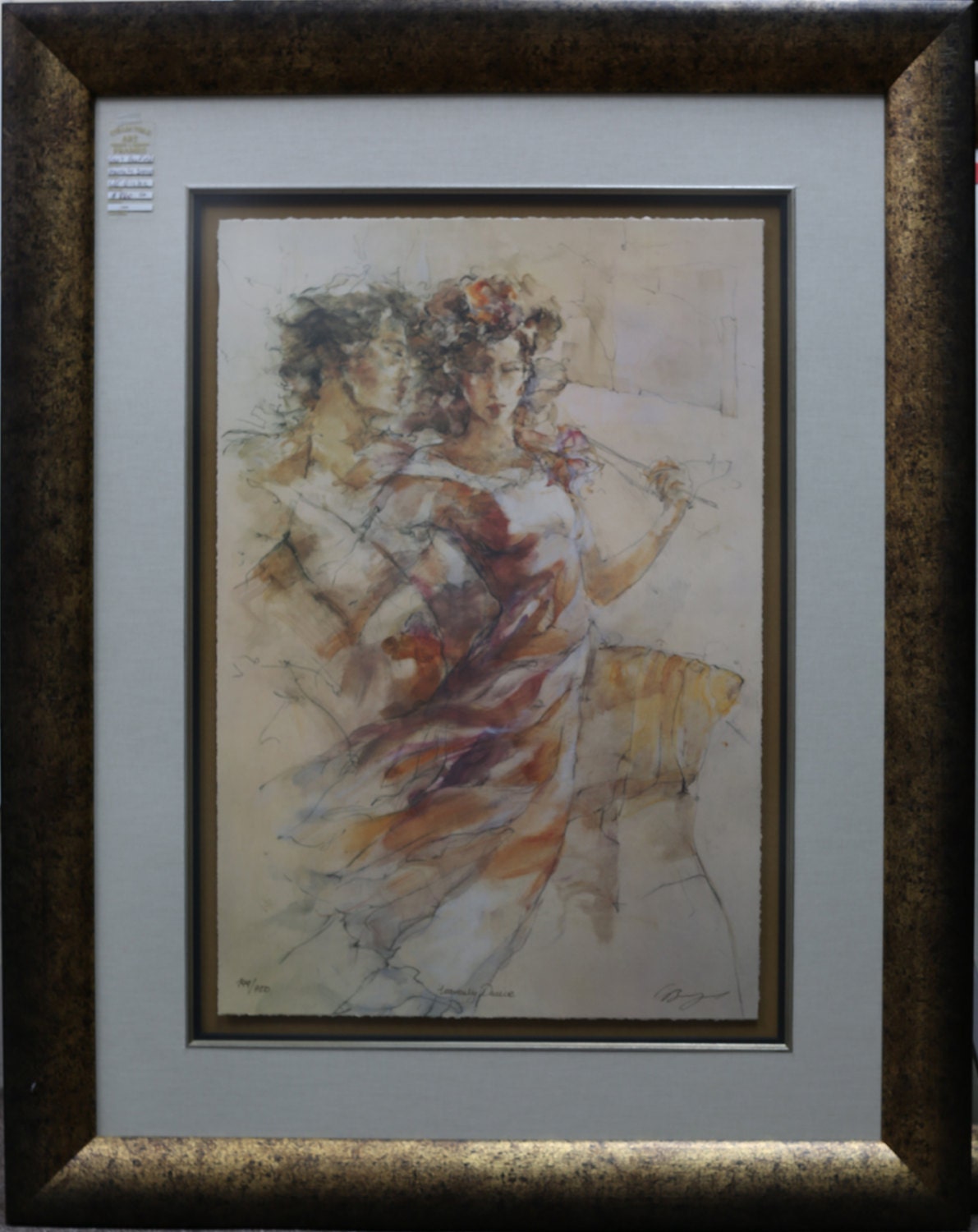 Heaven by Dance By Gary Benfield Framed And Matted
