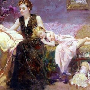 Mother And Child by Pino (36'' x48'')