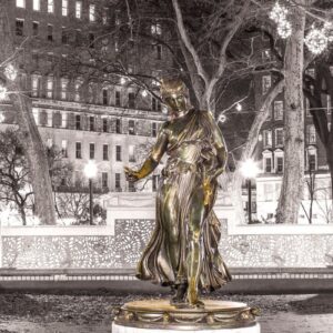 Rittenhouse Square Internal Medicine | Maria Mazzotti, 20 x60 , Canvas Art Black and White