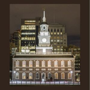 Philadelphia Independence Hall At Night,canvas Art,Prints,wall ArtArt on Canvas.