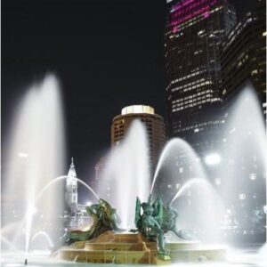Philadelphia Logon SQ with the Comcast Center,Canvas Art,Prints on Canvas ,Wall Art,Art on Canvas.