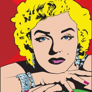 Marilyn Monroe (12 x14) Pop Art,Canvas Art,Prints,Gallery wrapped.