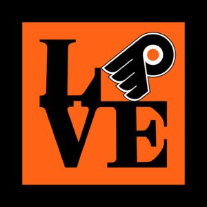Love Flyers ( Philadelphia Team) 12 x12, Art on Canvas