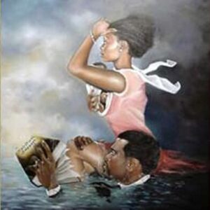 Spiritual Support,Black Art,african american Art, Limited Edition of 900, size 26 X 30