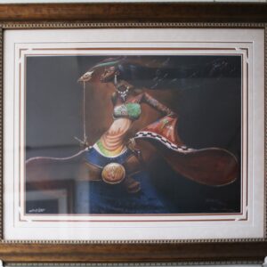 Masquerade by Frank Morrison,African American Art,Framed and Matted