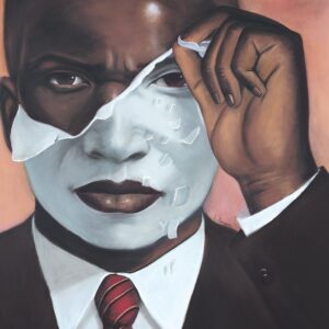 Face Reality Male -(20x27) prints-African American Art-Black Art.