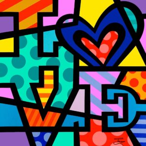 Love Pop art By Jozza  Canvas Art  Giclee,Prints
