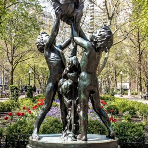 Photography Art Of Philadelphia Statue at Rittenhouse Square,Canvas Art,Photo,Wall art. (20x27).