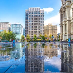 Philadelphia Dilworth Park(30''x40'') Color,Canvas Art,Photography,Wall Art,Photo,Prints,Black and White.