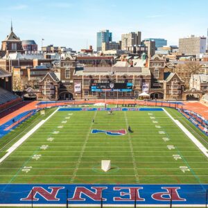 Photography Canvas Art of Philadelphia Franklin Field Stadium 2,(24'' x36") Photo,Wall art,Sports,Stadium,Prints,Black and White.