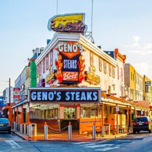Gino's Steaks,Canvas Art,(12 x14),South philadelphia,Photo,Wall Art.