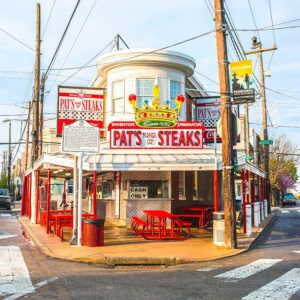 Philadelphia King of Steaks(Pat's) Canvas Art,Wall Art,Photo,