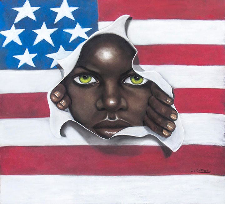 Slavery still Exit ! By Laurie ,Original on Acid Free Pastel paper (27x30)
