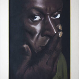 Miles By Laurie Cooper Is Original Pastel on Acid Free Pastel Paper DBL Matted