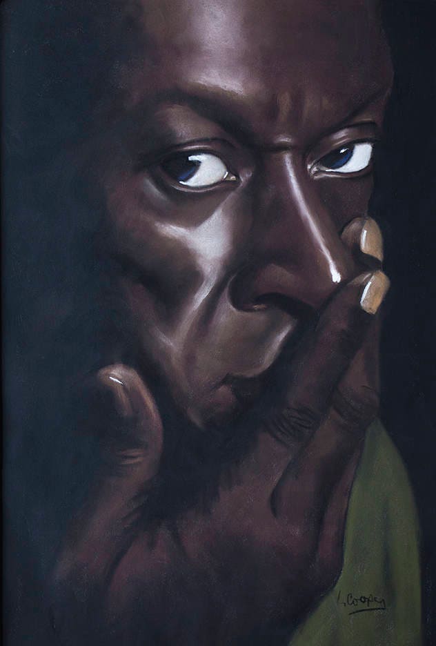 Miles By Artist Laurie Cooper ,Canvas Art