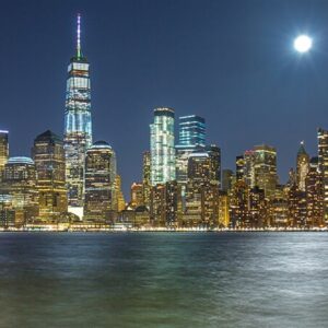 Photography Art of NY city Skyline ,canvas Art,(20x40)