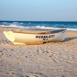 Photography Art of Ocean City,NJ Sunset (12x14) Canvas art,Wall art,Photo,Photography.