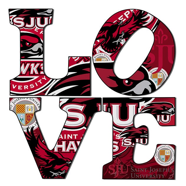 La Salle University Love (12x12) Canvas Art - Image 3