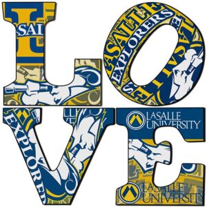 La Salle University Love (12x12) Canvas Art