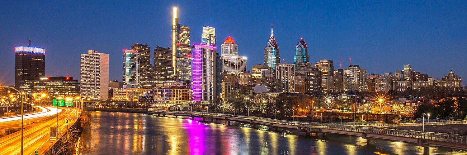 Skylines From South Street Bridge (12x36)