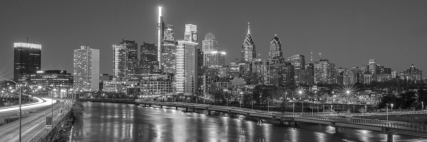 Skylines From South Street Bridge (12x36) - Image 2
