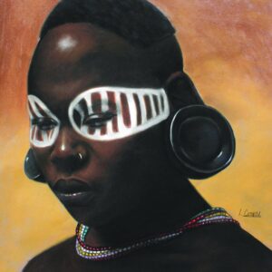 Tribal Woman By Laurie Cooper (20x27)