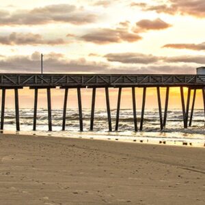 Photography Art of the Ocean City Fishing Pier at Sunrises