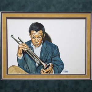 Miles 2 is Original watercolors Painting on Acid Free Paper