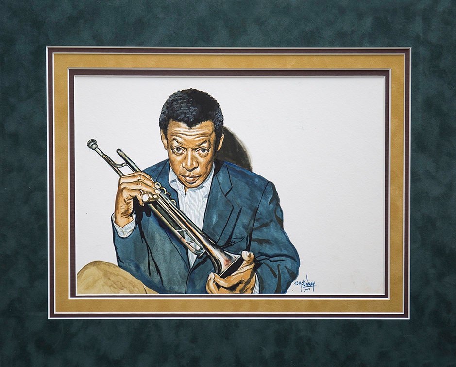 Miles 2 is Original watercolors Painting on Acid Free Paper