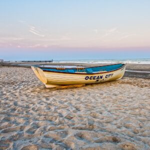 Photography Art Of Ocean City Nj Beach At Sunset ,Canvas Art,Giclee,Wall Art