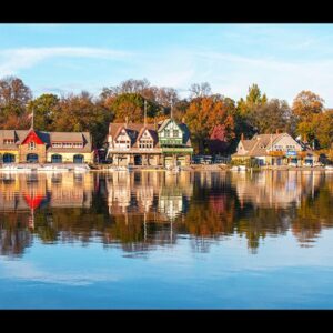 Photography art of Philadelphia Boat House Row ,Canvas Art,Wall Art