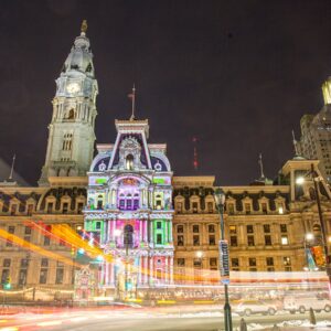 Photography Art Of Christmas Village at the City Hall