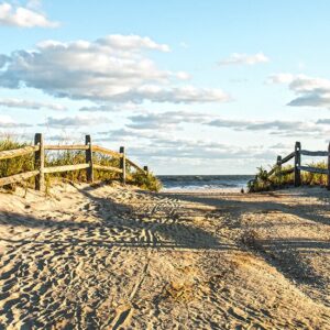 Photography Art Of Walking Path at Ocean City Nj Beach ,Canvas Art,Giclee,Wall Art (20x60,12x36)