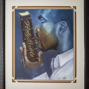 Restoration Man By Edwin Lester,African American Artist,Black Art,Framed And Matted