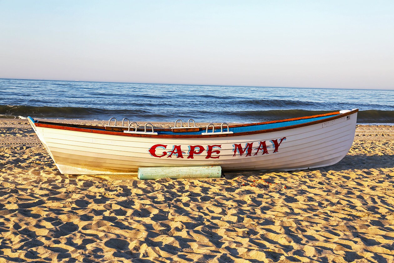 Photography Art of Cape May NJ Beach ( Canvas Art,Wall Art) 24x36