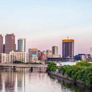 Photography Canvas Art of Philadelphia’s  Skyline From SpringGarden Bridge (20x60) Panoramic,Photo.