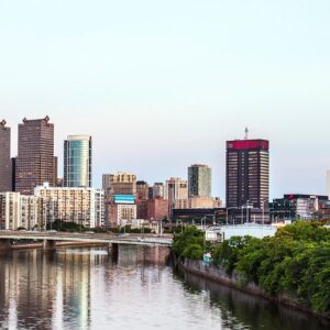 Philadelphia From spring garden Bridge.