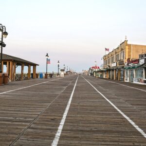 Photography Art On Canvas of Ocean City ,Nj Board Walk ,Beach Art,Photography,Photo ,Prints.