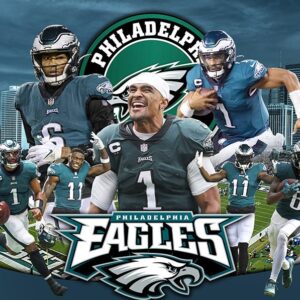 Philadelphia Sports collage is Giclee On canvas (Gallery Wrapped)