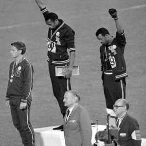 The man who raised a black power salute at the 1968 Olympic Games 24x36