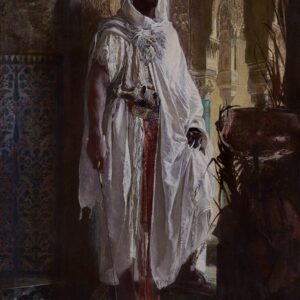 Moorish chief By Edward Charlemont  24'' x 32''Stretched with 1.5 Wood