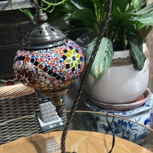 Hand Made vMosaic Turkish Lamp