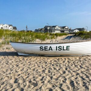 Photography ofSea Isle City Boat ,NJ  to the Beach,Canvas Art,Wall Art,Photo,prints.